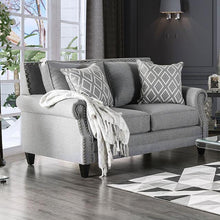 Load image into Gallery viewer, Giovanni Gray Love Seat
