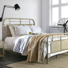 Load image into Gallery viewer, Haldus Cal.King, E.King, &amp; Twin Bed White, Ivory, &amp; Red
