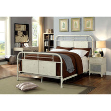 Load image into Gallery viewer, Haldus Cal.King, E.King, &amp; Twin Bed White, Ivory, &amp; Red
