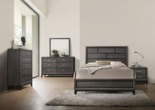 Load image into Gallery viewer, Errico Bed Grey &amp; White
