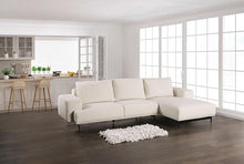 Load image into Gallery viewer, Baerum Sectional, Left &amp; Right Chaise Beige &amp; Gray
