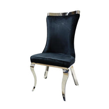 Load image into Gallery viewer, Basilicata Gold Chair (2/CTN) White, Gray, &amp; Black
