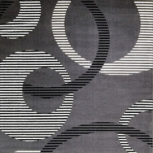Blitar Brown Black, Brown Cream, & Gray 5' X 7' Area Rug