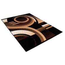Load image into Gallery viewer, Blitar Brown Black, Brown Cream, &amp; Gray 5&#39; X 7&#39; Area Rug
