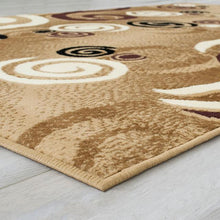 Load image into Gallery viewer, Blitar Brown Black, Brown Cream, &amp; Gray 5&#39; X 7&#39; Area Rug
