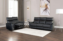 Load image into Gallery viewer, Bienne Loveseat Manual Recliner White &amp; Black
