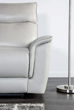 Load image into Gallery viewer, Bienne Loveseat Manual Recliner White &amp; Black
