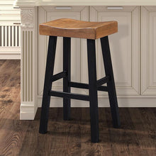 Load image into Gallery viewer, Biasca 29&quot; Stool (2/CTN) White, Brown, &amp; Black
