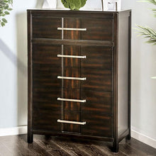 Load image into Gallery viewer, Berenice Chest Gray, White, &amp; Espresso
