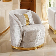 Load image into Gallery viewer, Valdosta Chair Black &amp; Beige
