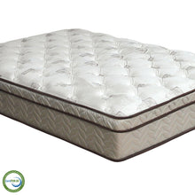 Load image into Gallery viewer, Lilium White/Brown 13&quot; Euro Pillow Top Mattress, E.King image
