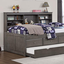 Load image into Gallery viewer, TIBALT Twin DayBed w/ Trundle, Dark Gray
