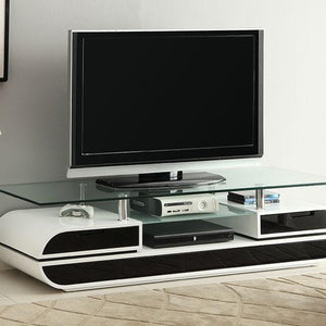 Evos Black/White 63" TV Console