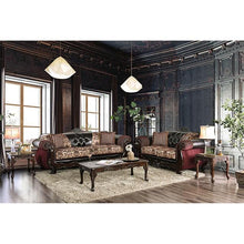 Load image into Gallery viewer, Quirino Burgundy/Dark Brown Love Seat
