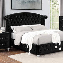 Load image into Gallery viewer, ZOHAR E.King Bed, Black image
