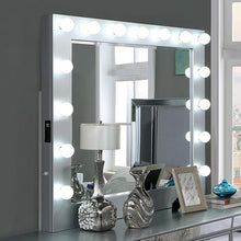 Load image into Gallery viewer, BELLADONNA Mirror w/ USB, Power, Light, Silver image
