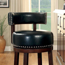 Load image into Gallery viewer, SHIRLEY Dark Oak/Black 24&quot; Bar Stool image
