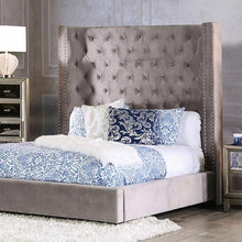 Load image into Gallery viewer, ROSABELLE Queen Bed, Gray image
