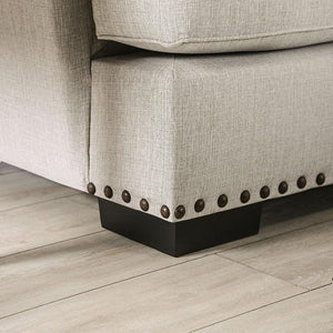 PICOTEE Sofa, Light Gray/Black