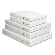 Load image into Gallery viewer, DAISY 8&quot; Bunkie Board Combo Mattress, Full
