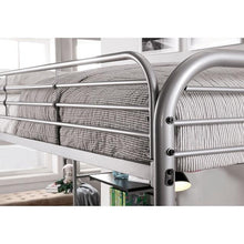 Load image into Gallery viewer, Opal Iii Black &amp; Silver Twin Loft Bed
