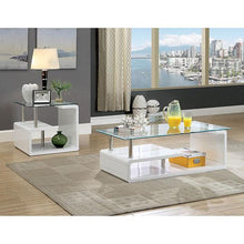 Load image into Gallery viewer, Torkel White/Chrome Coffee Table
