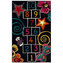 Load image into Gallery viewer, BARON 5&#39; X 8&#39;, Area Rug, Hopscotch, Multi/Black image
