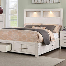 Load image into Gallery viewer, KARLA Cal.King, E.King &amp; Queen Bed, Gray &amp; White
