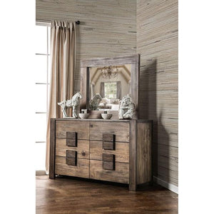 AVEIRO Rustic Natural Tone Mirror