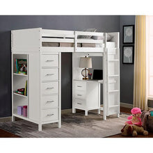 Load image into Gallery viewer, CASSIDY Twin Loft Bed w/ Drawers
