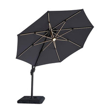 Load image into Gallery viewer, Fera 10 Ft Round Umbrella w/ LED Bulb + 37&quot; Large Base image
