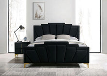 Load image into Gallery viewer, FLORIZEL Cal.King Bed, Black
