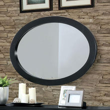 Load image into Gallery viewer, LENNART II Black Oval Mirror

