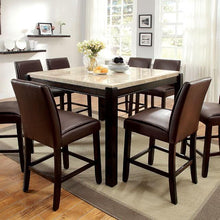 Load image into Gallery viewer, GLADSTONE II Dark Walnut/Ivory Counter Ht. Table image
