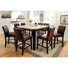 Load image into Gallery viewer, GLADSTONE II Dark Walnut/Ivory Counter Ht. Table
