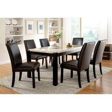 Load image into Gallery viewer, GLADSTONE I Dark Walnut/Ivory Dining Table
