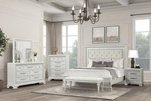 Load image into Gallery viewer, Stella Mia 4 Pc 5 Pc Queen Bedroom Set White &amp; White
