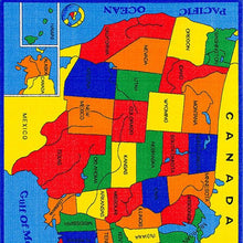 Load image into Gallery viewer, ABBEY Us Map 5&#39; X 8&#39; Area Rug
