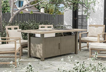 Load image into Gallery viewer, Bordeaux Dining Table w/ Fire Pit &amp; Cooler
