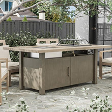 Load image into Gallery viewer, Bordeaux Dining Table w/ Fire Pit &amp; Cooler
