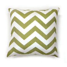 Load image into Gallery viewer, ZOE 18&quot; X 18&quot; Pillow, Green Chevron (2/CTN)
