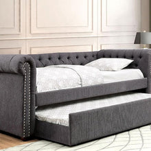 Load image into Gallery viewer, LEANNA Gray Full Daybed w/ Trundle, Gray

