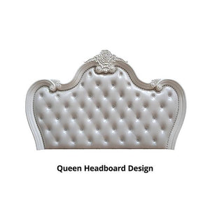Ventresca 4 & 5 Piece Queen Bedroom Set White & Chrome