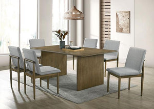 ST GALLEN Dining Table, Natural Tone/Light Gray