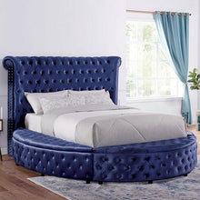 Load image into Gallery viewer, SANSOM E.King &amp; Queen Bed, Black, Blue, &amp; Grey
