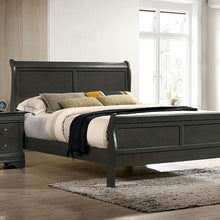 Load image into Gallery viewer, Louis Philippe Cal.King Bed Black &amp; Grey
