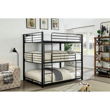 Load image into Gallery viewer, Olga I Antique Black Full/Full Bunk Bed

