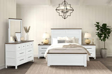 Load image into Gallery viewer, Bed Pinetop Blue &amp; White
