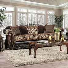 Load image into Gallery viewer, Newdale Brown/Gold Sofa image
