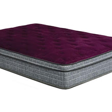 Load image into Gallery viewer, Purple/Grey 13&quot; Euro Pillow Top Mattress Non-Flip, Full image
